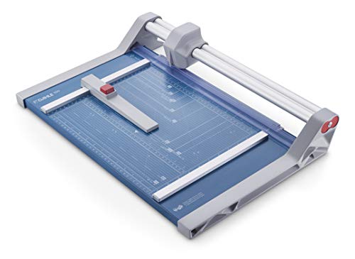 Dahle 550 Papierschneider (bis DIN A4, 20 Blatt Schneidleistung, 2 mm Schnitthöhe) blau von Dahle