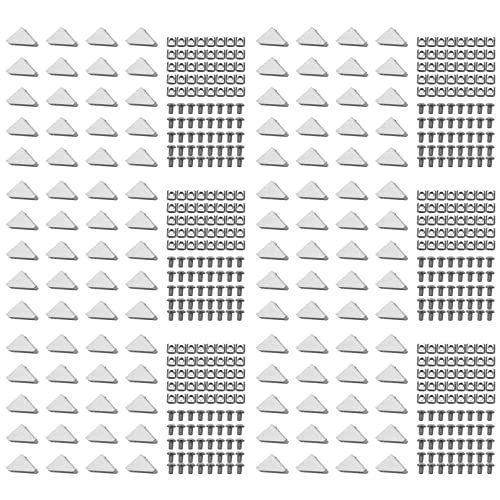 Daijianbin 2020-Serie Aluminiumprofilverbinder-Set, 120 Stück Eckwinkel, 240 Stück M5 x 10 mm T-Nutensteine von Daijianbin