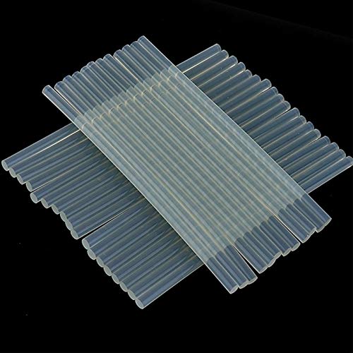 Daijianbin Hohe Viskositaet 20 stuecke 7x100mm Ungiftig EVA Klar Heisskleber Sticks fuer Heissklebepistole Album DIY Adhesive Repair Tools, transparent von Daijianbin