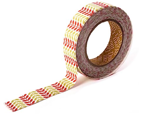 Dailylike Klebeband aus Baumwolle, grün und rot, 15 mm x 5 m. von Dailylike