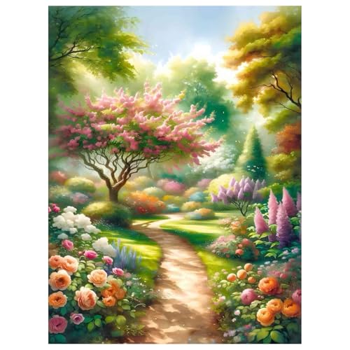 Daisen Art Diamant Painting Bilder - Diamond Painting Landschaft, 5D Diamant Painting, Diamond Painting Erwachsene Blumen für Geschenk und Zuhause Wanddekoration 30x40cm von Daisen Art