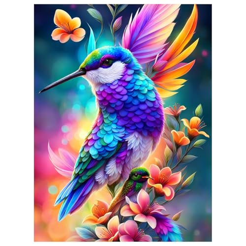 Daisen Art Diamant Painting Bilder Tiere - Diamond Painting Vögel, Diamond Painting Erwachsene für Geschenk und Zuhause Wanddekoration 30x40cm von Daisen Art