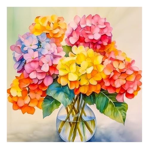 Diamant Painting Bilder - Diamond Painting Blumen, Diamond Painting Set, Diamond Painting Erwachsene Blumen für Geschenk und Zuhause Wanddekoration 30x30cm von Daisen Art