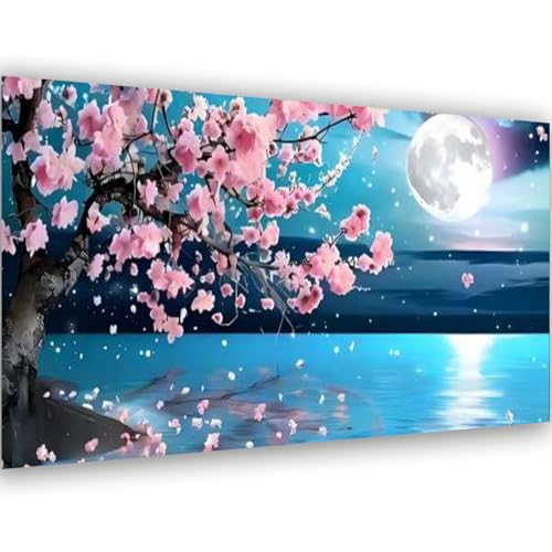 Diamond Painting Blumen - 30x60 cm Diamant Painting Bilder, Diamond Painting Set, Diamond Painting Erwachsene Groß für Geschenk und Zuhause Wanddekoration von Daisen Art