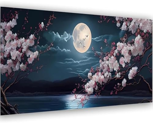 Diamond Painting Erwachsener 30x60cm Diamant Painting Bilder Handgefertigtes Mond Diamond Painting Set für Erwachsenerals Geschenke und Dekoration von Daisen Art