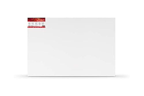 Daler-Rowney D512181010 Tiefgespannte 3D-Künstlerleinwand, mittlere Körnung, Weiß, 350 g/m², 100 cm x 100 cm von Daler Rowney