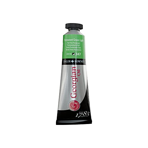 Daler Rowney Farben Georgian Ölfarben 38ml, Permanent Light Green [Spielzeug] von Daler Rowney