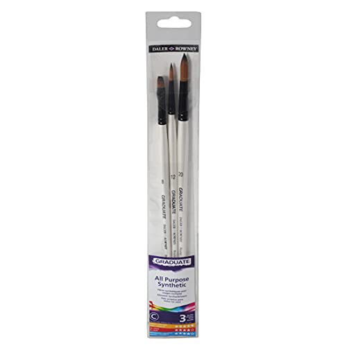 Daler-Rowney Graduate 3 Pinsel Synthetik Set von Daler Rowney