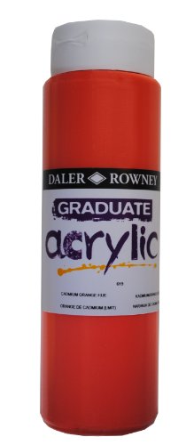 Daler - Rowney Graduate Acrylfarbe, 500 ml, Kadmium-Orange von Daler Rowney