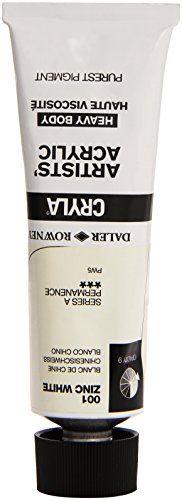 Daler-Rowney Serie C Cryla Acrylfarbe, 75-ml-Tube, Zinkweiß von Daler Rowney