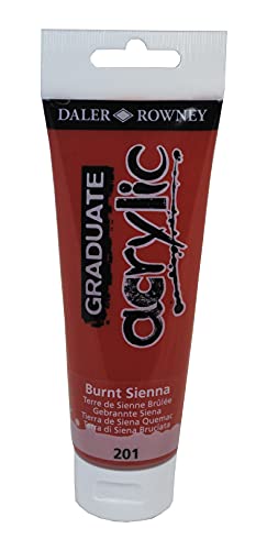 Graduate Acryl, 120 ml, BurNT Sienna von Daler Rowney