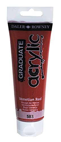 Graduate Acryl, 120 ml, venezianrot von Daler Rowney