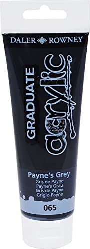 Graduate Acrylfarbe, 120 ml, Grau von Daler Rowney