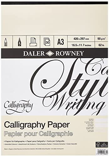 Kalligraphie-Block, A3, 90G 30SH von Daler Rowney