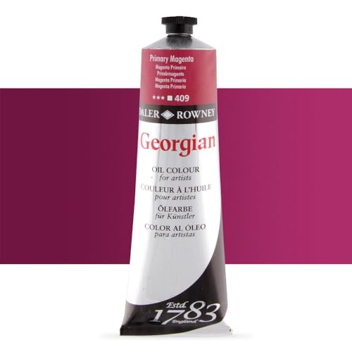 SG Educations GOC 111225409 Georgian Oil Color, 225 ml Tube, Paperimary Magenta von Daler Rowney