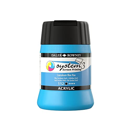 SYSTEM3 Siebdruck-Coerulum, 250 ml, Blau von Daler Rowney