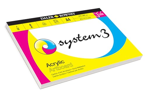 System3 Zeichenblock, A4, 10SH von Daler Rowney