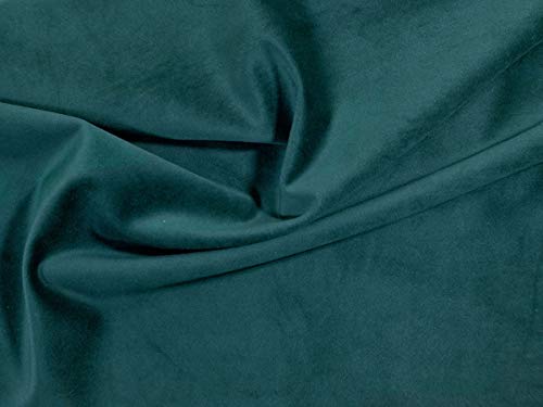 Dalston Mill Fabrics BLG290-21-L4 Samtstoff, jade, 4 m von Dalston Mill Fabrics