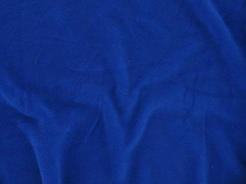 Dalston Mill Fabrics Polyester-Fleece, königsblau, 10 m von Dalston Mill Fabrics