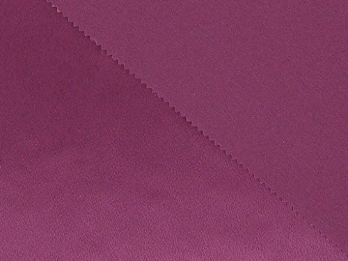 Dalston Mühle Stoffe Satin Rückseite Crepe, Polyester, Fuchsia von Dalston Mill Fabrics