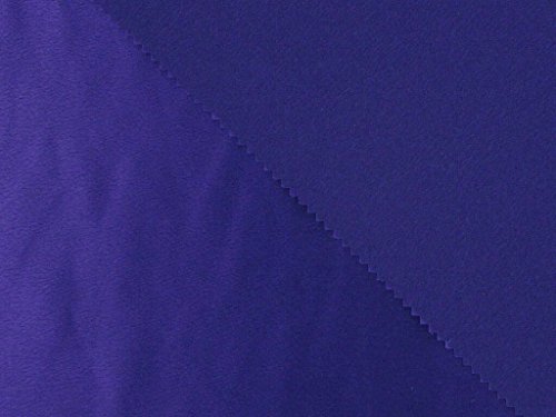 Dalston Mühle Stoffe Satin Rückseite Crepe, Polyester, Violett von Dalston Mill Fabrics