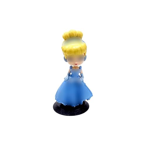 Damoff Cinderella Deko Geburtstag Aschenputtel Collection Figuren - 1pcs, Kuchentopper, Kuchendekoration, Hell, Geburtstag von Damoff