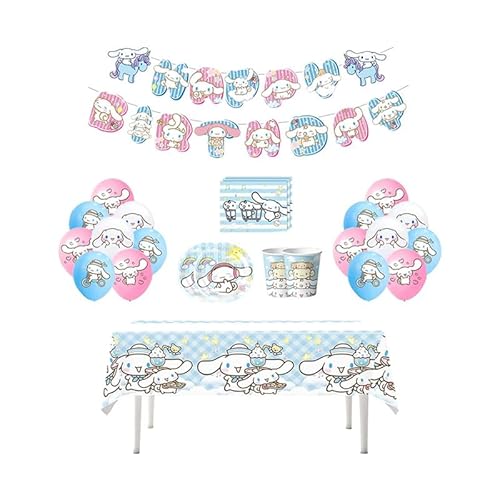 Cinnamoroll Kindergeburtstag Deko Sanrio Geburtstagsdeko Cinnamoroll Luftballons Geburtstag Sanrio Geburtstag Girlande Cinnamoroll Party Geschirr Sanrio Partygeschirr Set Cinnamoroll Geschirr Set von Damoff