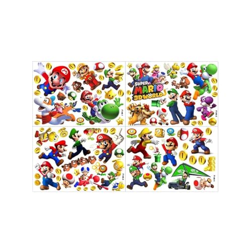 Mario Kart Wand Dekorationen Mario Bros Wand Deko Mario Wand Aufkleber Super Mario Wand Dekoration Super Mario Bros Wall Deco Mario Peach Wall Decoration Mario Luigi Wall Sticker Mario Wanddeko von Damoff