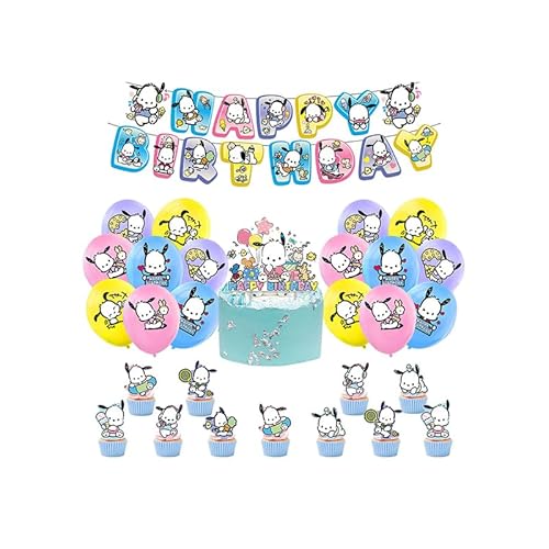 Pochacco Geburtstagsdeko Sanrio Kindergeburtstag Deko Pochacco Deko Geburtstag Sanrio Geburtstag Luftballons Pochacco Luftballons Geburtstag Sanrio Kuchen Topper Pochacco Geburtstag Girlande von Damoff