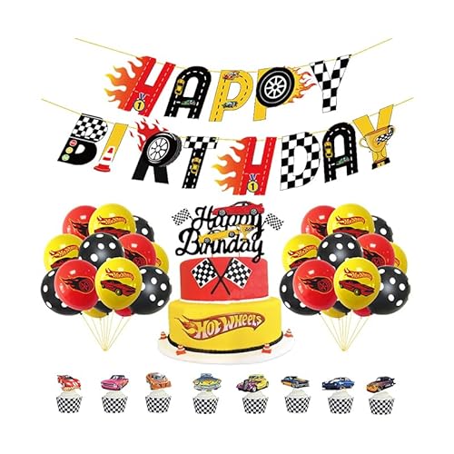 Racing Car Geburtstag Deko Racing Car Geburtstagsdeko Rennauto Deko Geburtstag Rennautos Geburtstag Luftballons Race Car Luftballons Deko Racing Car Kuchen Topper Rennwagen Geburtstag Girlande von Damoff