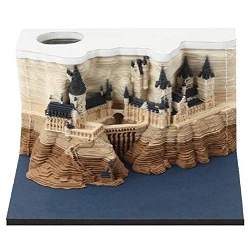 Dan&Dre Papier Notizen Kunst Baustein 3D-Dekoration Haftnotizen Aufkleber Haftnotizen Lehrer Freunde Kollegen Hogwarts Castle Memo von Dan&Dre