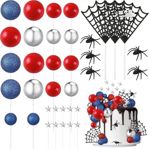 Spinne Kuchen Topper, 37PCS Spinne Kindergeburtstag Kuchen Topper,Spinne Dekorationen Spinne Thema Kuchen Dekor,Kindergeburtstag Geburtstag Party Kuchen Kuchendekoration Spinne Kuchen Topper, 37PCS Spinne Kindergeburtstag Kuchen Topper,Spinne Dekorationen Spinne Thema Kuchen Dekor,Kindergeburtstag Geburtstag Party Kuchen Kuchendekoration von Danbghyuo
