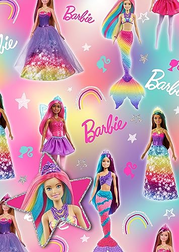 Danilo Promotions LTD Barbie Geschenkpapier und Geschenkanhänger von Danilo Promotions LTD