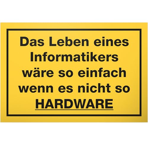 DankeDir! Leben eines Informatikers - Schild - Partydeko Dekoration Geschenkidee Programmierer IT Studenten ITler - Karte Geschenk Glückwunschkarte Abschluss Studium Studienabschluss von DankeDir!