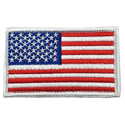 Danlai Usa-flaggen-Patches Bestickte Applikationen Weißer Grenze America Military Uniform Eisen Auf Nähen Auf Emblem Abzeichen Aufkleber Für Kleidung von Danlai