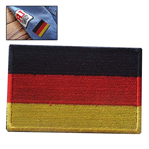 Deutschland Nationale Land Flagge Patch Eisen Auf Patch Nähen Auf Stickerei Abzeichen Cartoon Patch (gleiche Farbkante) von Danlai