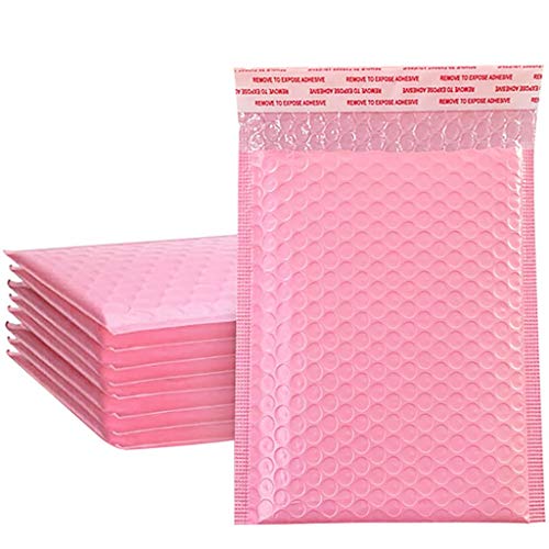 Dantazz 10 Stück Pink Mehrzweck Versandtaschen, luftpolstertaschen Bubble Mailers Seal Bubble Mailers Self Seal Gepolsterte Umschläge Gefüttert (11x15cm) von Dantazz