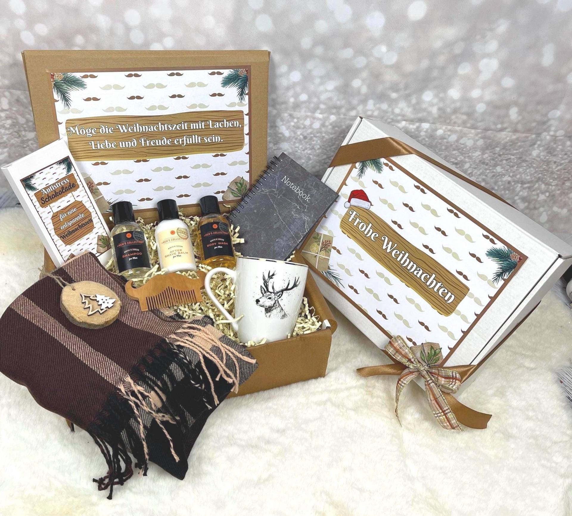 Weihnachtsgeschenk, Geschenkbox Für Männer "Gentleman's Wohlfühlbox", Geschenkkorb Mann, Geschenk Männer, Geschenkset Mann von DarDariBox