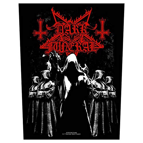 Dark Funeral Rückenaufnäher Shadow Monks - Schwarz, 1 Stück, Rechteckig, 36x29cm, Gotisch, Horror von Dark Funeral