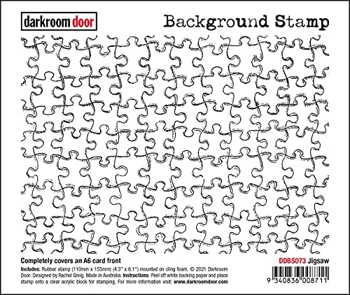 Darkroom Door Background Cling Stamp 4.3"X6.1"-Jigsaw -DDBS073 von Darkroom Door