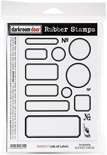 Darkroom Door DDRS211 Haftstempel, Viele Etiketten, Einheitsgröße von Darkroom Door