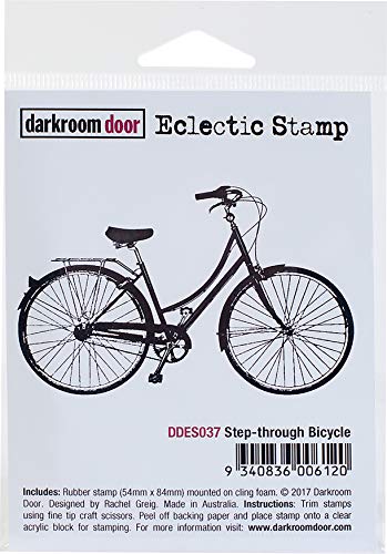 Darkroom Door Step-through Bicycle Eclectic Gummistempel – DDES037 von Darkroom Door