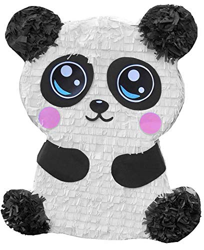 Pinata - Geburtstags Dekoration | Panda Bär 48 x 38 x 10 cm | Geschenk Kindergeburtstag Hochzeit Mottoparty von Das Kostümland