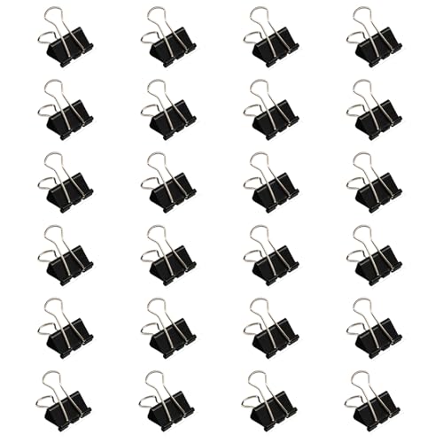 24 Stück Edelstahl-Foldback-Klammern für Küche, Büro, Metall, langer Schwanz, Papierklemmen für Lebensmittelbeutel, Zeichenbrett, robuste Clips 24 Stück Edelstahl-Foldback-Klammern für Küche, Büro, Metall, langer Schwanz, Papierklemmen für Lebensmittelbeutel, Zeichenbrett, robuste Clips von Dasbsug