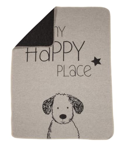 David Fussenegger Haustierdecke My Happy Place Dog Filz, 90x70 cm von David Fussenegger