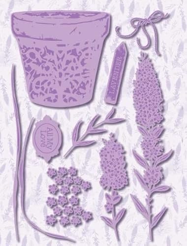 Dawn Bibby Creations Provence Garden Lavender Stanzform von Dawn Bibby Creations