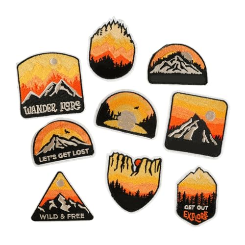 9LOTS Charme Applices Patches Einzigartige Kleidung Bühnenaufführungen Tragen Patches Für Kreativen Für Kleidung Und Zubehör von Dawutocap