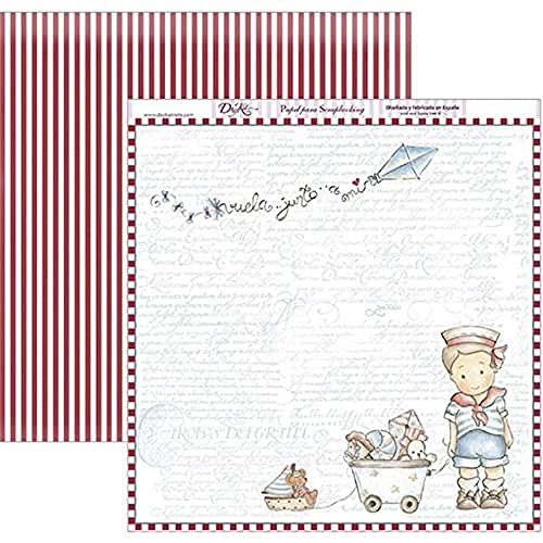 Dayka Trade Bedrucktes Papier, mehrfarbig, 30 x 30 cm von Dayka Trade