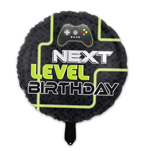 DazzJoy Happy Birthday Ballon, 10 Stück XXL Spiel Folienballon, Gamer Geburtstagsdeko Ballons, Gaming Luftballons Geburtstag für Junge Kindergeburtstag Deko, Spielthema Geburtstag Party Dekoration von Dazzjoy