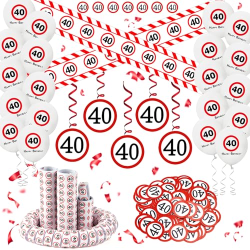 DazzJoy 40 Geburtstag Deko Männer Frauen Girlande Luftballons Luftschlangen Konfetti Set DazzJoy 40 Geburtstag Deko Männer Frauen Girlande Luftballons Luftschlangen Konfetti Set von Dazzjoy